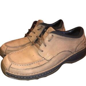 Timberland Men's 79086 Brown Nubuck Leather Oxfords‎ Casual Moc Shoe Sz 7.5M